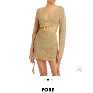 Fore crochet bathing suit cover up